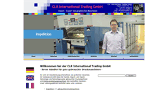 Desktop Screenshot of clr-international.de
